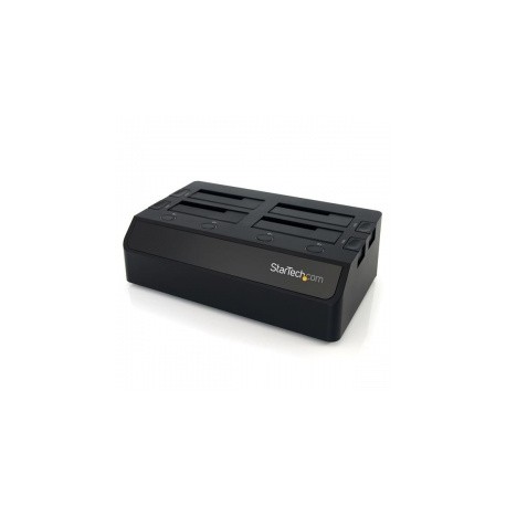 StarTech.com Base de Acoplamiento USB 3.0 con 4 Bahías SATA 6Gbps