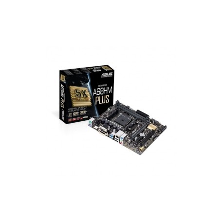 Tarjeta Madre ASUS micro ATX A68HM-Plus, S-FM2, AMD A68H, USB 2.0 3.0, 32GB DDR3, para AMD