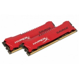 Kit Memoria RAM Kingston HyperX Savage Red DDR3, 2400MHz, 16GB (2 x 8GB), Non-ECC, CL11, XMP