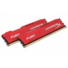 Kit Memoria Kingston HyperX FURY Red DDR3, 1600MHz, 16GB (2 x 8GB), Non-ECC, CL10