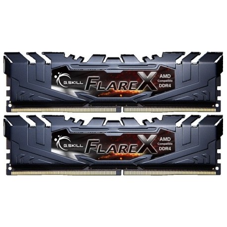 Kit Memoria RAM G.Skill Flare X DDR4, 2400MHz, 32GB (2 x 16GB), Non-ECC, CL16, XMP, Negro