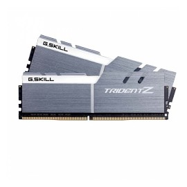 Kit Memoria RAM G.Skill DDR4 TridentZ, 3200MHz, 16GB (2 x 8GB), Non-ECC, CL16, Plata/Blanco