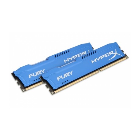 Kit Memoria RAM Kingston HyperX FURY Blue DDR3, 1600MHz, 8GB (2 x 4GB), Non-ECC, CL10