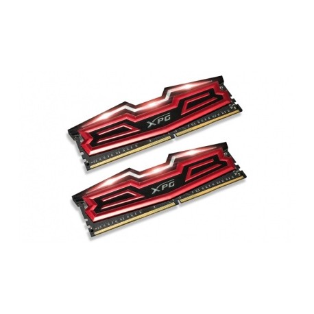 Kit Memoria RAM Adata DDR4 XPG Dazzle Rojo, 2400MHz, 16GB (2 x 8GB), CL16