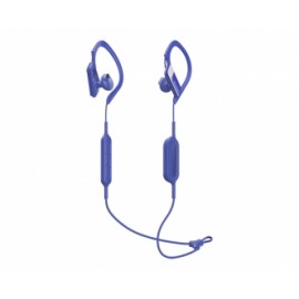 Panasonic Audífonos Intrauriculares Deportivos con Micrófono RP-BTS10-W, Inalámbrico, Bluetooth 4.1, Azul