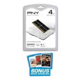 Memoria RAM PNY DDR3, 1333MHz, 4GB, CL9, ECC, SO-DIMM