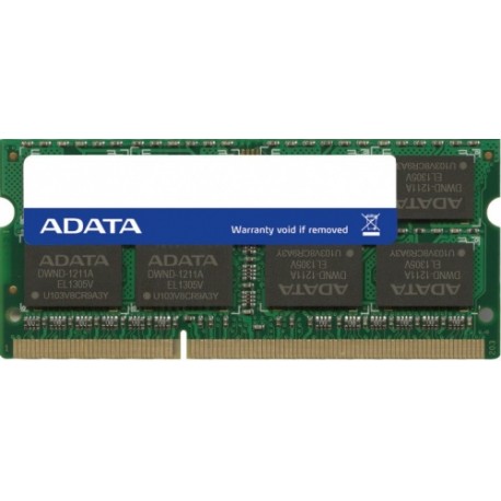 Memoria RAM Adata LoVo DDR3, 1600MHz, 4GB, CL11, 1.35V, SO-DIMM