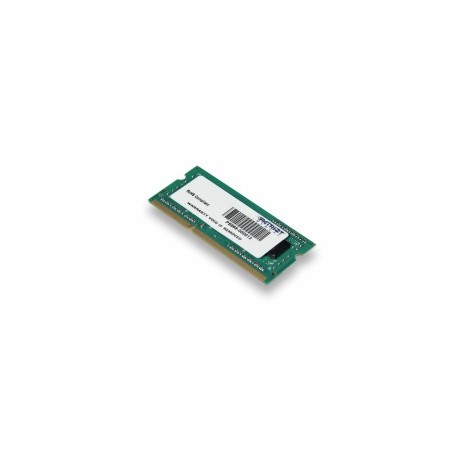Memoria RAM Patriot DDR3, 1333MHz, 4GB, Non-ECC, CL9, SO-DIMM, Single Rank