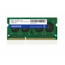 Memoria RAM Adata DDR3L Premier, 1600MHz, 4GB, CL11, SO-DIMM, 1.35v