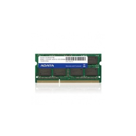 Memoria RAM Adata DDR3, 1333MHz, 4GB, CL9, SO-DIMM