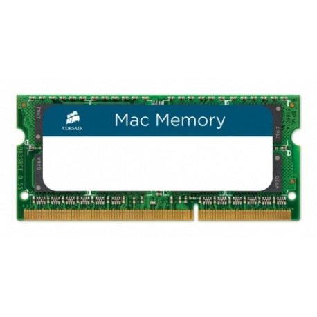 Memoria RAM Corsair DDR3, 1333MHz, 8GB, CL9, Non-ECC, SO-DIMM, para Apple MacBook, iMac y Mac Mini