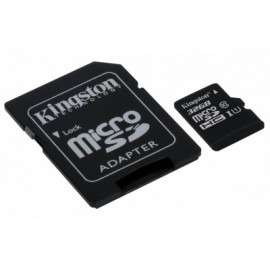Memoria Flash Kingston, 32GB microSDHC Clase 10 UHS-I, con Adaptador SD