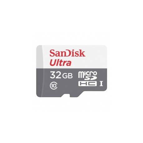 Memoria Flash SanDisk Ultra, 32GB microSDHC UHS-I Clase 10, con Adaptador