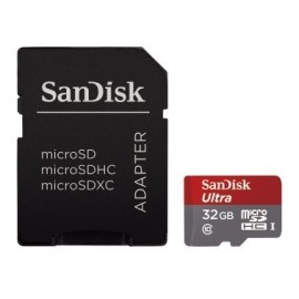 Memoria Flash SanDisk Ultra, 32GB microSDHC Clase 10
