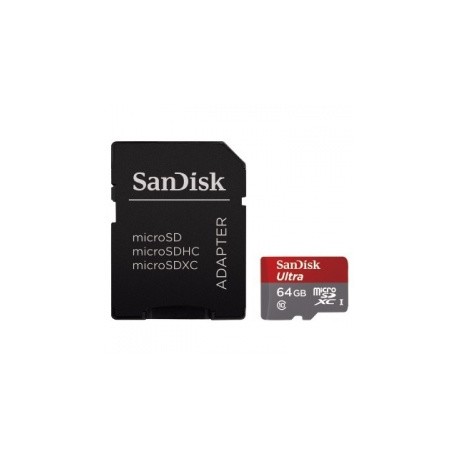 Memoria Flash SanDisk Ultra, 64GB microSDHC Clase 10