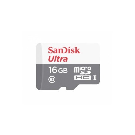 Memoria Flash SanDisk Ultra, 16GB microSDXC UHS-I Clase 10, con Adaptador