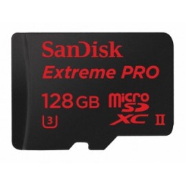 Memoria Flash SanDisk Extreme PRO, 128GB MicroSDXC UHS-I Clase 10, con Adaptador