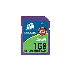 Memoria Flash Corsair, 1GB SD