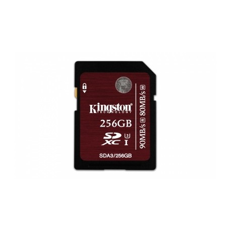 Memoria Flash Kingston, 256GB SDXC UHS-I-Speed Clase 3