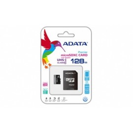 Memoria Flash Adata Premier, 128GB microSDXC UHS-I Clase 10, con Adaptador