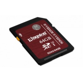 Memoria Flash Kingston, 64GB SDXC UHS-I-Speed Clase 3
