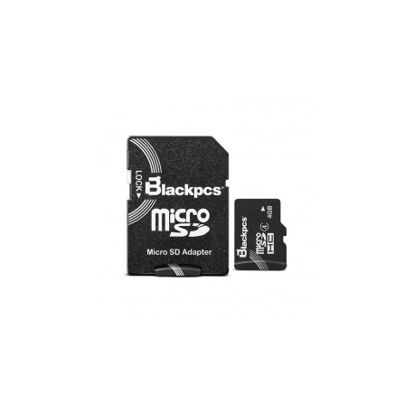 Memoria Flash Blackpcs MM4101, 4GB MicroSDHC Clase 4, con Adaptador