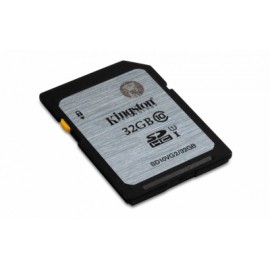 Memoria Flash Kingston, 32GB SDHC UHS-I Clase 10, Lectura 45 MBs
