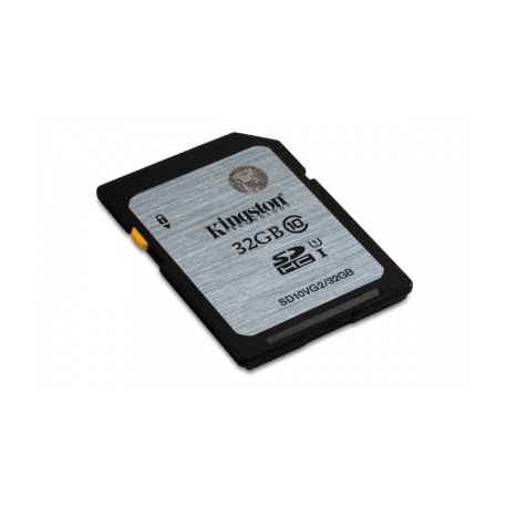 Memoria Flash Kingston, 32GB SDHC UHS-I Clase 10, Lectura 45 MBs