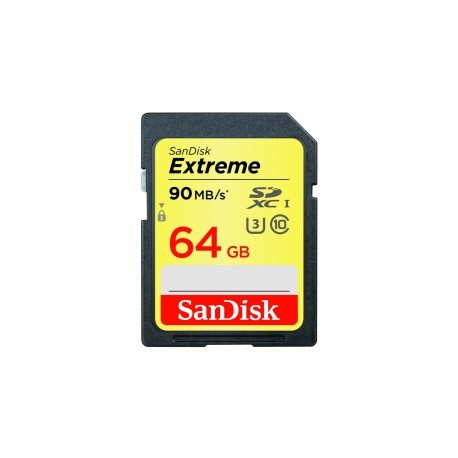 Memoria Flash SanDisk Extreme, 64GB SDXC UHS-I U3 Clase 10