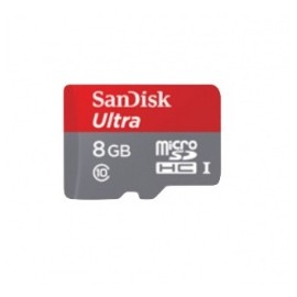 Memoria Flash SanDisk Ultra, 8GB microSDXC UHS-I Clase 10, con Adaptador para Android