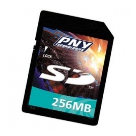 Memoria Flash PNY, 256MB SD