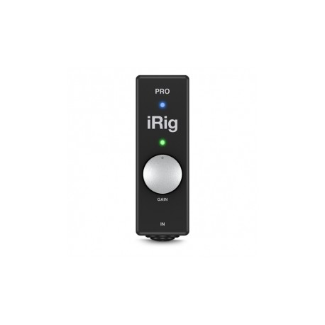 IK Multimedia Interfaz de Audio y MIDI iRig PRO, Alámbrico, Lightning, Negro