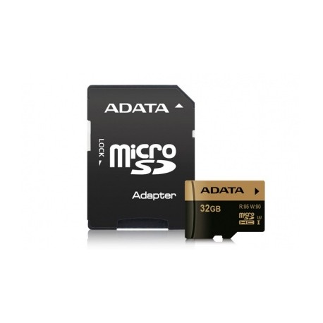 Memoria Flash Adata, 32GB MicroSDHC UHS-III Clase 10, con Adaptador