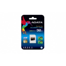 Memoria Flash Adata Premier Pro, 32GB microSDHC UHS-I U3 Clase 10, con Adaptador