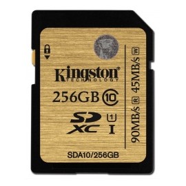 Memoria Flash Kingston, 256GB SDXC UHS-I Clase 10