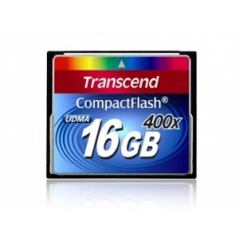 Memoria Flash Transcend 400x, 16GB CompactFlash