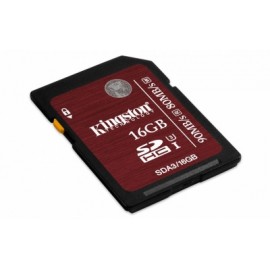 Memoria Flash Kingston, 16GB SDHC UHS-I-Speed Clase 3