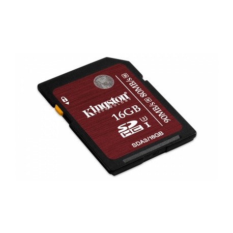 Memoria Flash Kingston, 16GB SDHC UHS-I-Speed Clase 3