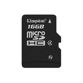 Memoria Flash Kingston, 16GB microSDHC Clase 4