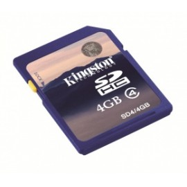 Memoria Flash Kingston, 4GB SDHC Clase 4