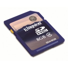 Memoria Flash Kingston, 8GB SDHC Clase 4
