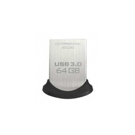 Memoria USB SanDisk Ultra Fit, 64GB, USB 3.0,
