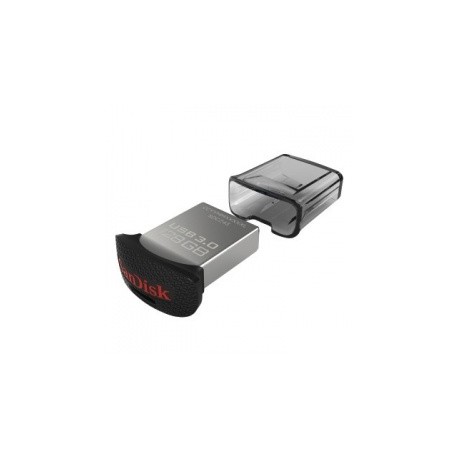 Memoria USB SanDisk Ultra Fit, 128GB, USB 3.0, Negro