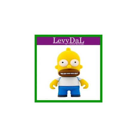 Memoria USB LevyDal Homero Simpson 3D, 16GB, USB 2.0, Multicolor