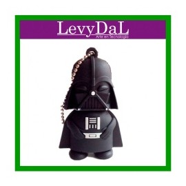 Memoria USB LevyDal Darth Vader, 16GB, USB 2.0, Negro