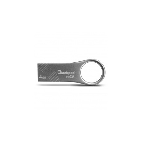 Memoria USB Blackpcs MU2102, 4GB, USB 2.0, Plata