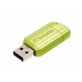 Memoria USB Verbatim Store n Go PinStripe, 16GB, USB 2.0, Verde