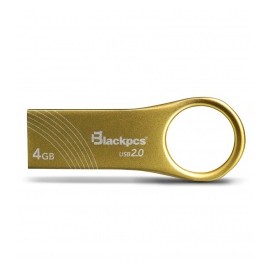 Memoria USB Blackpcs MU2102, 4GB, USB 2.0, Oro