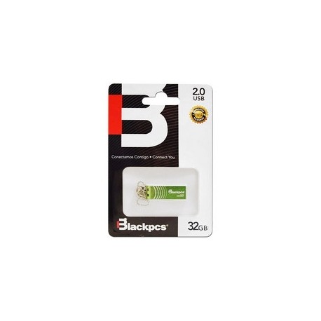 Memoria USB Blackpcs MU2103, 32GB, USB 2.0, Verde