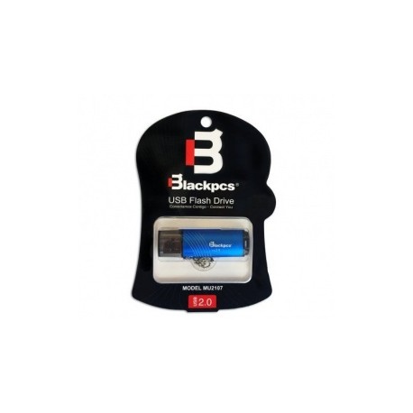 Memoria USB Blackpcs MU2107, 32GB, USB 2.0, Azul